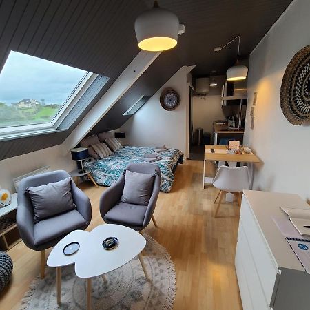 Agreable Cocon Sous Les Toits - Parking - Wifi Daire Pleneuf-Val-Andre Dış mekan fotoğraf